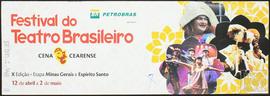 FOLDER-PROGRAMA FESTIVAL DO TEATRO BRASILEIRO - CENA CEARENSE