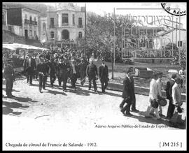 Chegada do Cônsul Franciz de Salande