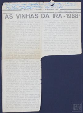 AS VINHAS DA IRA - 1968