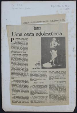 UMA CERTA ADOLESCENCIA