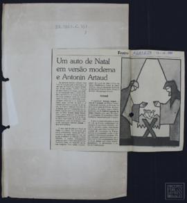 UM AUTO DE NATAL EM VERSÃO MODERNA E ANTONIN ARTAUD