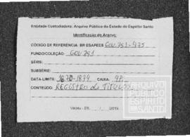 Registro de Títulos de Diversos funcionários Públicos [Expedidos pela Secretaria da Província]