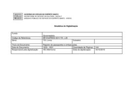 Registro de passaportes e embarcações