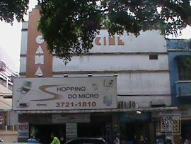 Foto da fachada do Cine Gama
