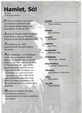 "HAMLET SÓ!"