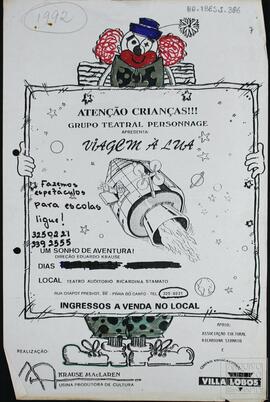 CARTAZETE "VIAGEM Á LUA"