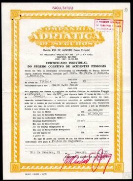 SEGURO COMPANHIA ADRIÁTICA DE SEGUROS