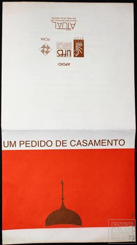 FOLDER "UM PEDIDO DE CASAMENTO"