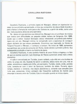 "CAVALLERIA RUSTICANA",
