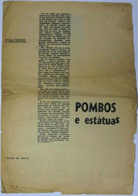 "POMBOS E ESTÁTUAS"