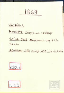Inquérito Policial n° 320