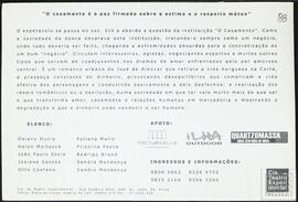 CONVITE-POSTAL "O CASAMENTO"