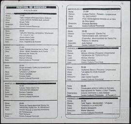 FOLDER "FIESTA SANTAFESINA DE TEATRO"