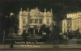 Fachada do Teatro Carlos Gomes