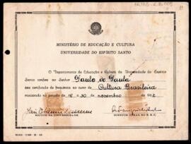 CERTIFICADO CURSO DE CULTURA BRASILEIRA