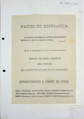 FILIPETA "RAÍZES DA ESPERANÇA"