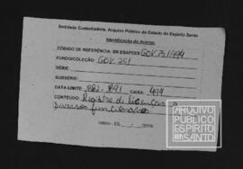 Registro de Licenças Diversos Funcionários [Concedidas pela Presidência da Província]