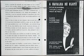 "A NAVALHA DE OLOFÊ"