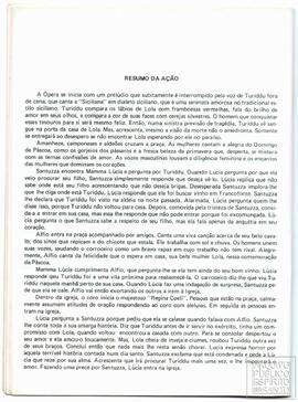 "CAVALLERIA RUSTICANA",