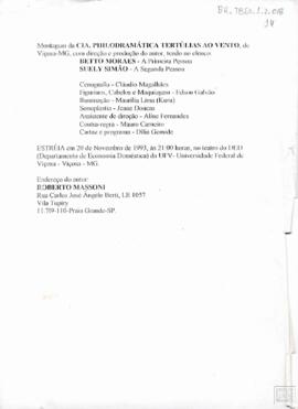 DOSSIÊ "ALGUÉM TELEFONOU?"