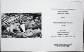 FOLDER EXPOSIÇÃO DE MOACYR AMORIM TOLEDO