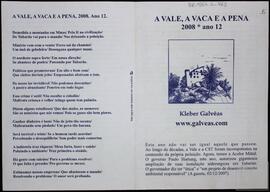 FOLDER MANIFESTO "A VALE, A VACA E A PENA"