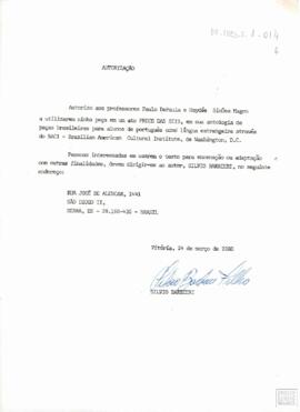 AUTORIZAÇÃO "PRECE DAS SEIS"