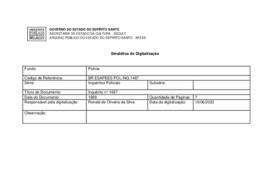 Inquérito Policial n° 1487