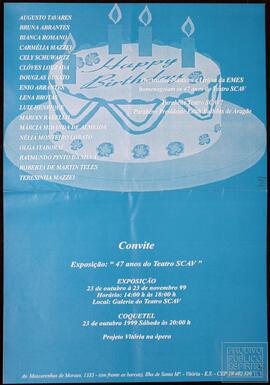 "47 ANOS TEATRO SCAV"