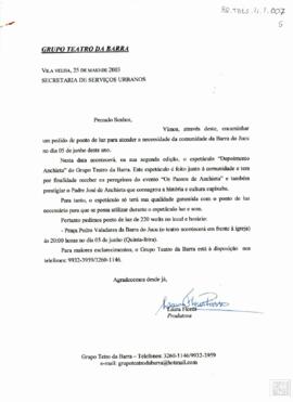 SOLICITAÇÃO DE PONTO DE LUZ