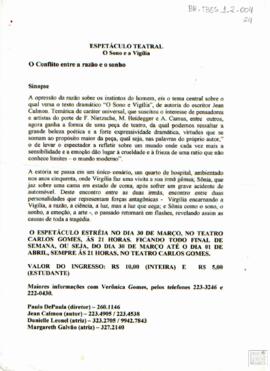 "O SONO E A VIGÍLIA”