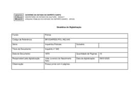 Inquérito Policial n° 545