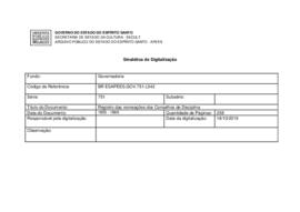 Registro das nomeações dos Conselhos de Disciplina