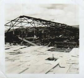 Fotos da construção do Cine Alba